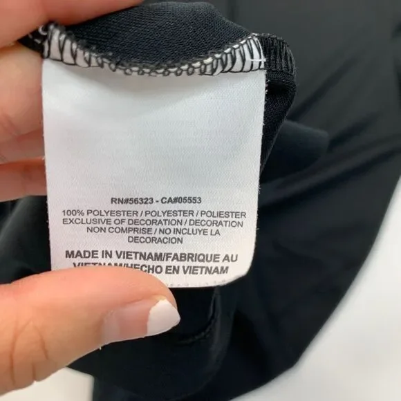 Nike Polo Shirt Mens XXL 2XL Black Golf Dri Fit Micro Pique Performance - Picture 13 of 16